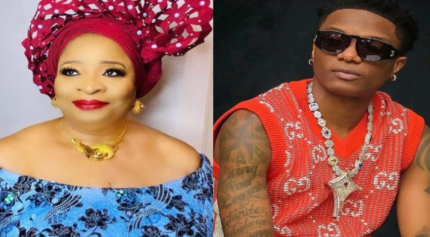 Wizkid and his late mother Jane Morayo